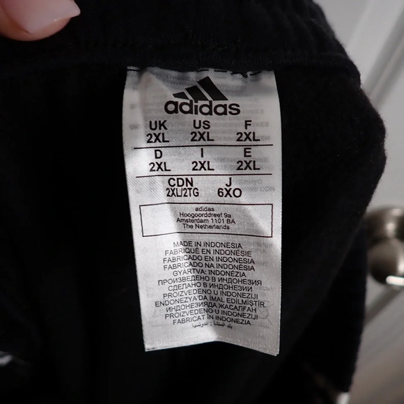 Adidas Men’s Black Joggers size 2XL - Picture 7 of 7